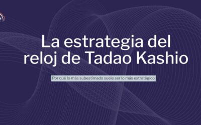 La estrategia del reloj de Tadao Kashio