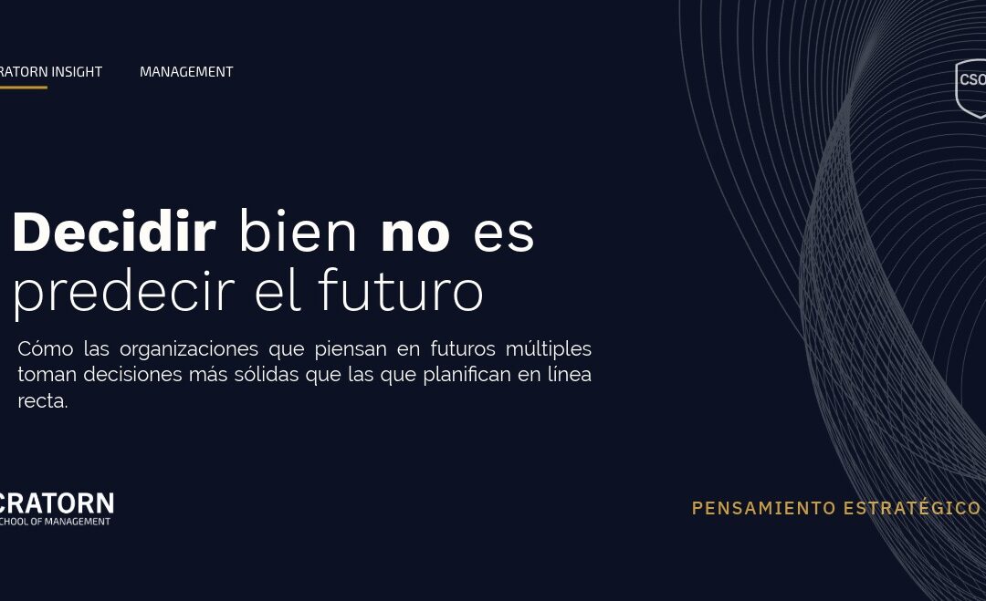 Decisiones ejecutivas, análisis de escenarios y estrategia adaptativa