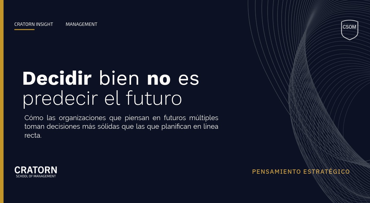 Esquema de planeación por escenarios aplicado a decisiones estratégicas de alta dirección